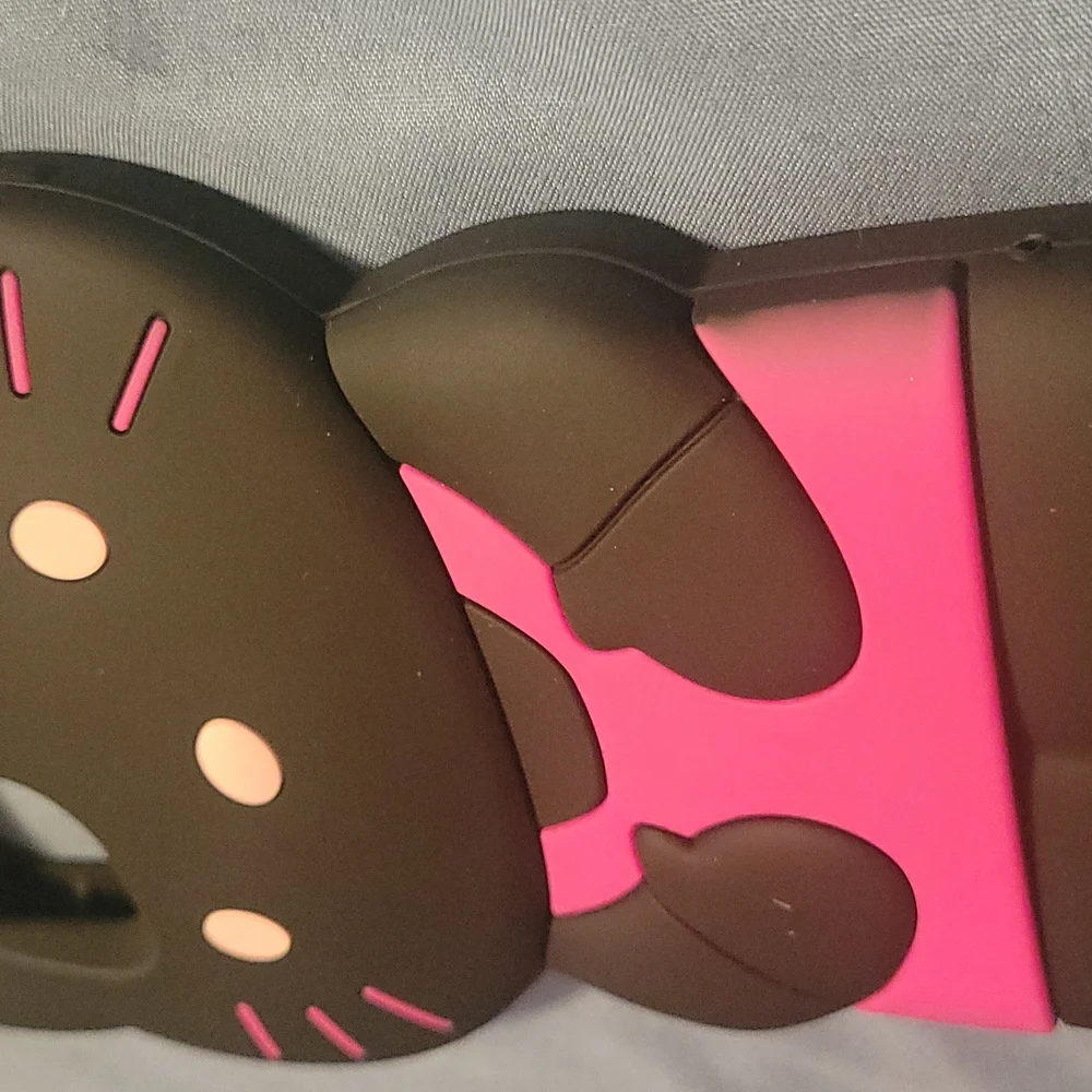 Cute Pink and Black Camera Case
